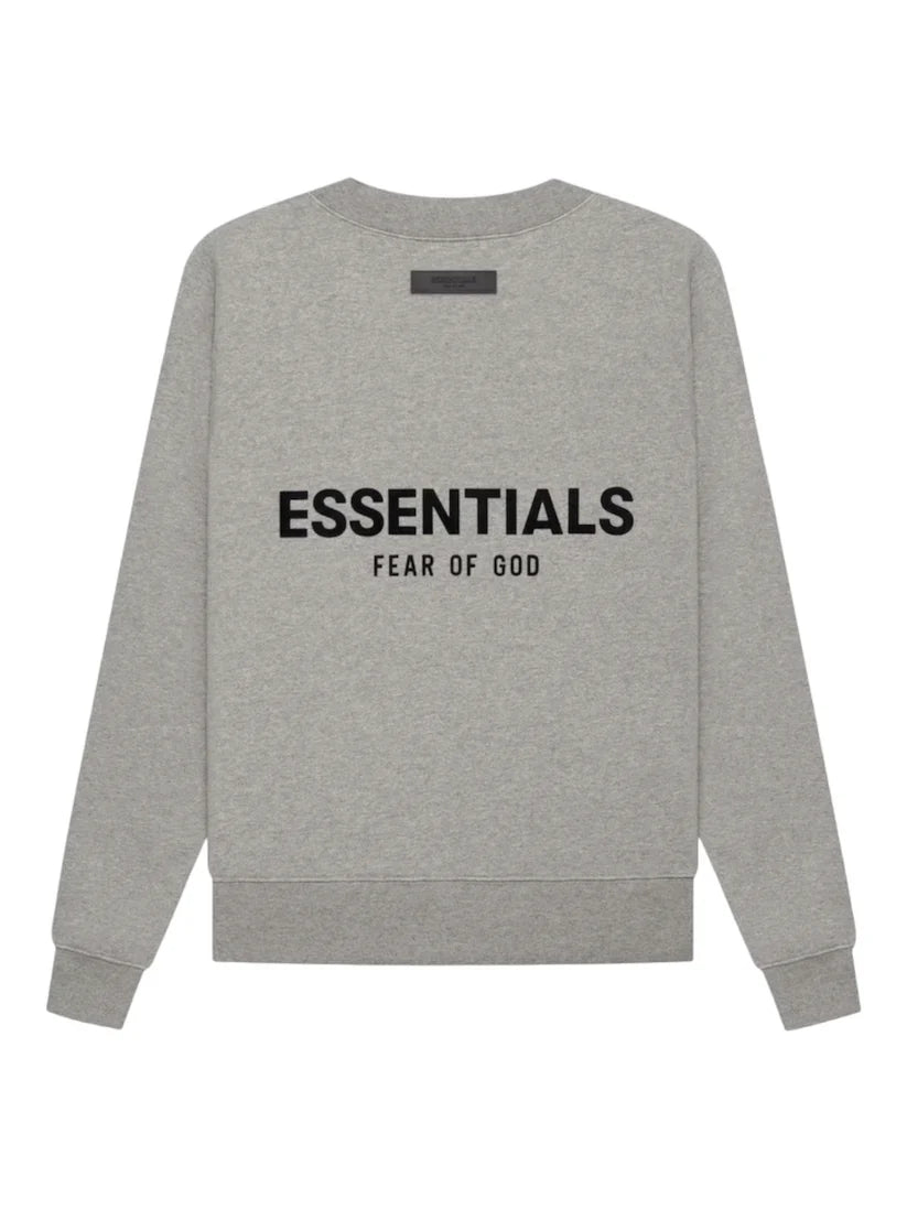 Essentials Fear of God Dark Oatmel Crewneck S22 - True Kicks