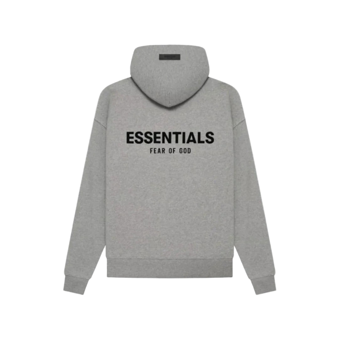 Fear of God Essentials Hoodie Dark Oatmeal - True Kicks